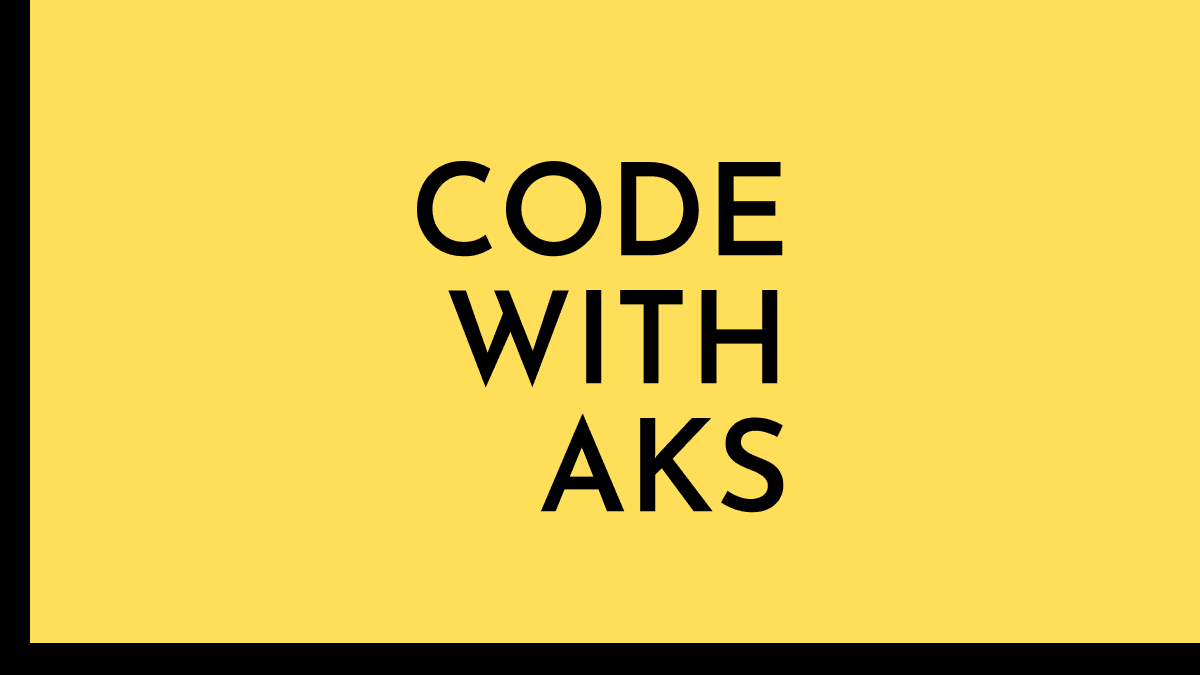 Code Thekl CodeWithAKS - Home